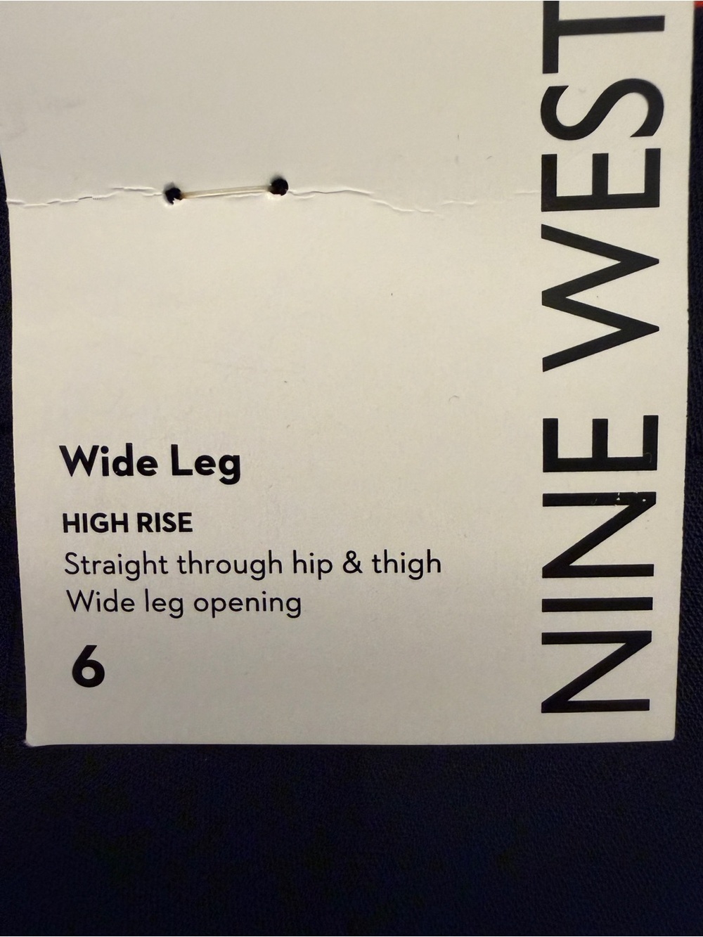 Nine West Wide-Leg High Rise Dress Pants - Picture 2 of 5